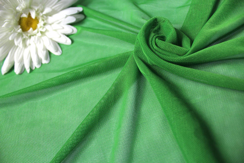  Сетка стрейч ш.150 ,пл.130,100%ПЭ арт.5000 цв.602 трава  ТриКатушки
