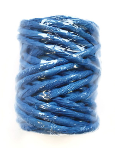  Шнур для упаковки "бумага" 5мм (упаковка 14 метров) цв. №13 синий  ТриКатушки