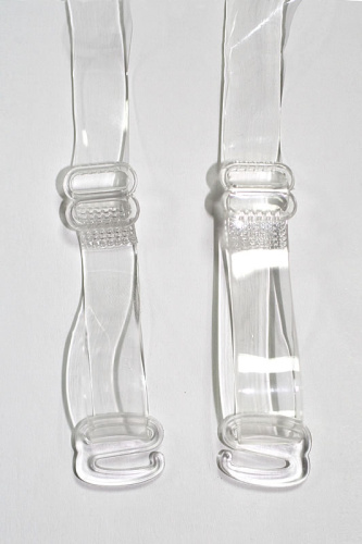  Бретели силиконовые 10мм (уп.2 шт) "Proknopka"  ТриКатушки