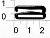 2009В черный Крючок металл крашенный ширина=20мм (упаковка 1000 штук)