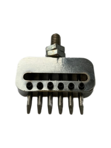  Пробойник Сменный строчный круглый 6 зуба (шаг 5мм, д. 1,2мм) PROKNOPKA  ТриКатушки