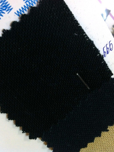  Лен костюмный 1066, цв. 999 черный  ТриКатушки