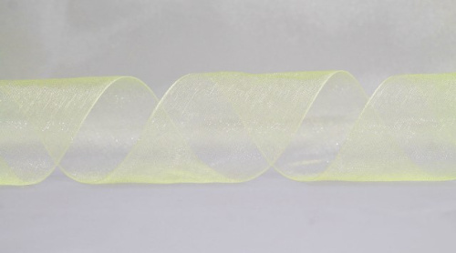  1041 Лента органза 25мм (намотка 50 ярдов = 45 метров)  ТриКатушки