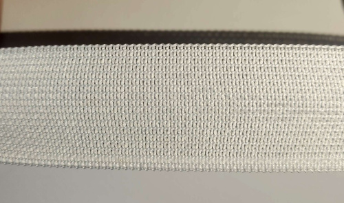  Резинка ТКАЦКАЯ 30мм цв белый, уп. 50м  ТриКатушки