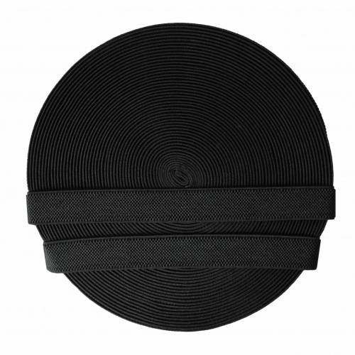  Резинка 14151 EkoflexТканая 30мм Support (25м) цв. черный  ТриКатушки