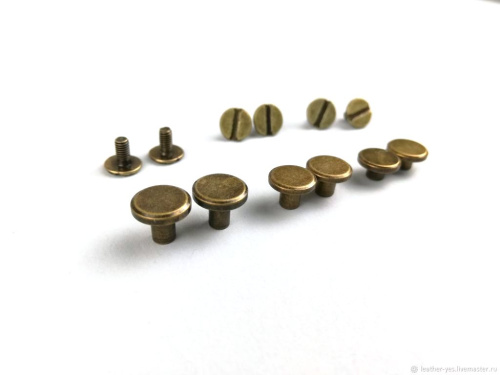  Винт ременной 9х5,5 мм,цв.Антик  ТриКатушки