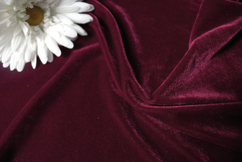  Ткань 3001 Бархат стрейч, ш.150см., №109  ТриКатушки