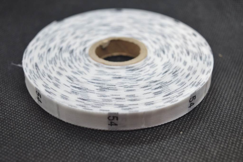  Размерник жаккард ,белый 54 (рул 1000шт)  ТриКатушки