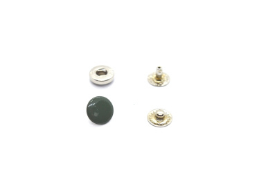  Кнопка VT-2 (10 мм) Альфа сталь цв. 327/хаки (уп 20 шт) ProKnopka  ТриКатушки