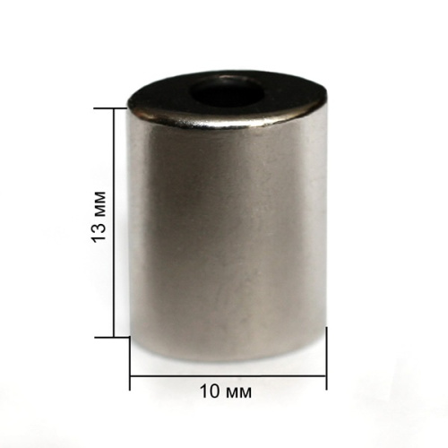  4105К никель концевик металл h=13мм (упаковка 500 штук)  ТриКатушки