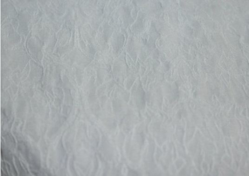  Ткань 1063 Костюмная стрейч жаккард, ш. 150, №000 белый  ТриКатушки