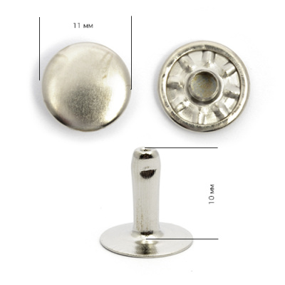  Хольнитены 12 мм  Никель (упак.1000шт.)Сторм  ТриКатушки