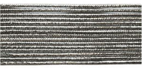  Резинка шляпная МН 1,0мм цв.серебро (намотка 200 метров)  ТриКатушки