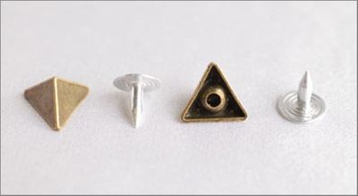  093-F антик Хольнитены декоративные "металл" 12мм (упаковка 500 штук)  ТриКатушки