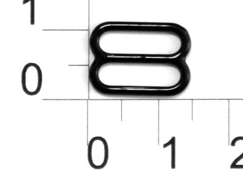  1208В черный Регулятор металл крашенный 12мм (упаковка 1000 штук)  ТриКатушки