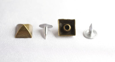  020-F антик Хольнитены декоративные "металл" 10мм (упаковка 500 штук)  ТриКатушки