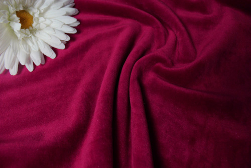  Ткань 3019 Бархат стрейч матовый Китти, ш.160см, цв. 106  ТриКатушки