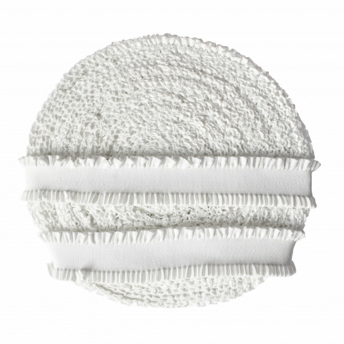  Резинка 57497 EkoflexТканая 50мм Soft (25м) цв. цв.Белый/рюша  ТриКатушки