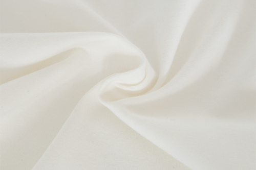  Ткань Кулирная гладь г/к с/л, 210гр.кв.м, 92% Хб + 8% лайкра, пенье, цв. Тофу IS  ТриКатушки