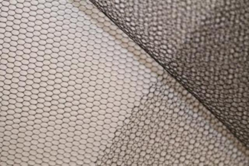  Сетка жесткая (фатин) BL-5003-999 черный (100%-ПЭ) 80 г/мп, ш.180см  ТриКатушки