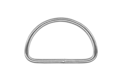  Полукольцо металлическое 15мм цв. никель (уп.10 шт.) "Proknopka"  ТриКатушки