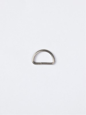  Полукольцо металлическое 10мм цв. Никель  (фас.100/500/1000шт.)  ТриКатушки