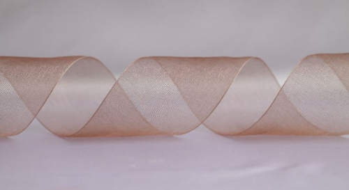  1055 Лента органза 25мм (намотка 50 ярдов = 45 метров)  ТриКатушки