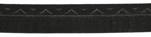  6255 черный резинка бельевая 20мм (намотка 144 ярда = 131,7 метра)  ТриКатушки
