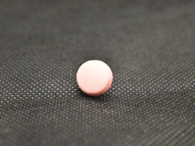  Кнопка с пластиковой крышкой 12,5 мм №54 (уп. 20 шт)цв.133 Розовый ProKnopka  ТриКатушки