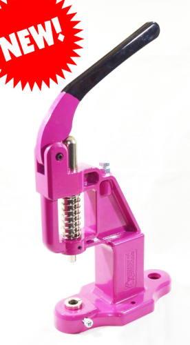  Пресс PRESMAK ТЕР-2 (T-101) NEW для установки фурнитуры универсальный цв.РОЗОВЫЙ  ТриКатушки