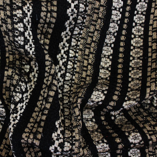  Ткань Костюмная 1108 под CHANEL "этно" цв. 999  ТриКатушки