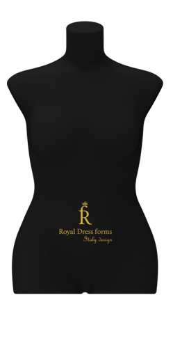  Портновский манекен Christina, Женский, р.48, цв. Черный, без подставки  ТриКатушки