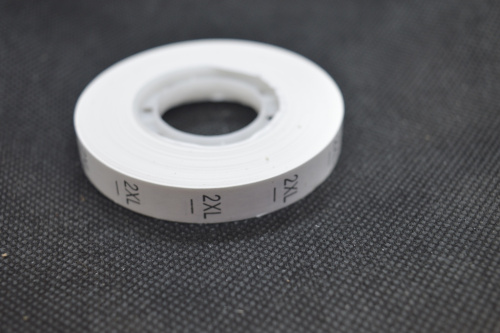  Размерник цв. белый 2XL (рул. 1000шт.)  ТриКатушки