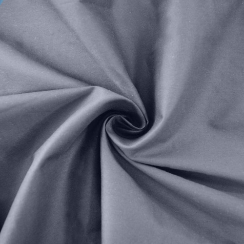  Ткань Поплин МТ 5098 (97 Хл, 3 Эл, 195 гр/мп, ш. 1,45м) цв. 319 серый  ТриКатушки