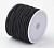 Шнур шляпный 1 мм цвет цв.черный рул.100 м