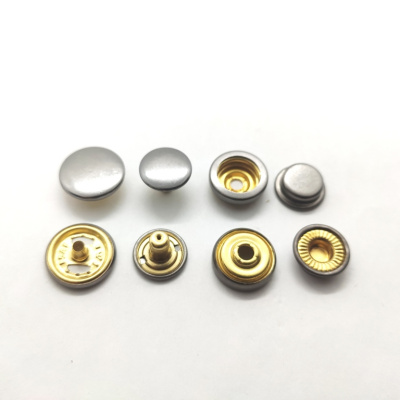  Кнопка нержавеющая DELTA 15х15 мм № 502 цв.Черный Никель  (уп.720шт)  ТриКатушки