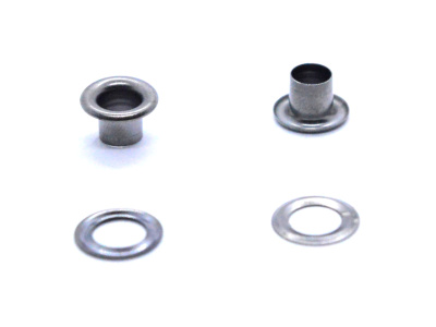  Люверсы №2 4мм сталь черный никель (уп 100 шт) "Proknopka"  ТриКатушки