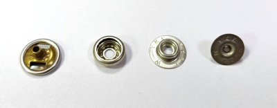  Кнопка №61 Нержавеющая 13мм Цв. Никель (уп.1000шт),YKK  ТриКатушки