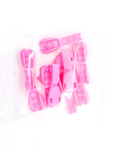  Наконечник (фасолинка) №2 пластик(уп.10 шт.)цв. Розовый "Proknopka"  ТриКатушки