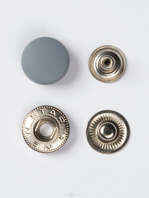  Пластиковая крышка (1 часть кнопки) 15мм цв.Серый 528 (уп 720шт)  ТриКатушки