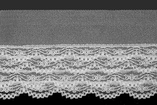 508 белый РЮШИ ширина 70мм (намотка 25 ярдов = 23 метров)  ТриКатушки