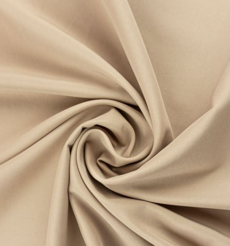  Ткань подкладочная Techno Stretch 63 гр./м. ш.150см. (рул.100м.) цв.Кофе с молоком  ТриКатушки
