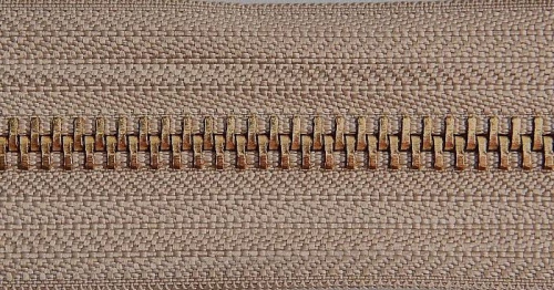  Молния Металл Т5 джинс 18 см №292 бежевый, (уп.100)  ТриКатушки