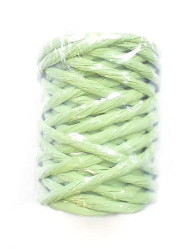  Шнур для упаковки "бумага" 5мм (упаковка 14 метров) цв. №29 бледно-салатовый  ТриКатушки