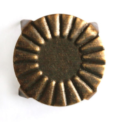  253-W оксид 8мм Украшение на шипах "клепка" металл (упаковка 10000 штук)  ТриКатушки