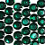 Стразы термоклеевые SS-10, D=2,6-2,8мм (упаковка 1440 штук) цв.9012 EMERALD