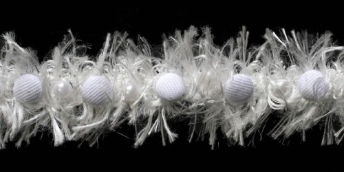  0626-2086 белый Тесьма, ширина 37мм (намотка 15 ярдов = 13,7 метра)  ТриКатушки