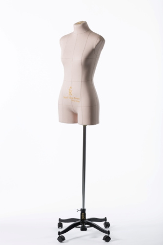 Портновский манекен Monica, Женский, р.42, цв. Бежевый, на подставке "Милан"  ТриКатушки