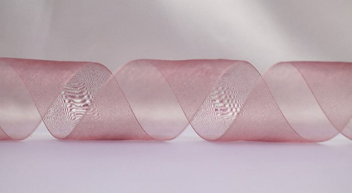  1023 Лента органза 12мм (намотка 50 ярдов = 45 метров)  ТриКатушки