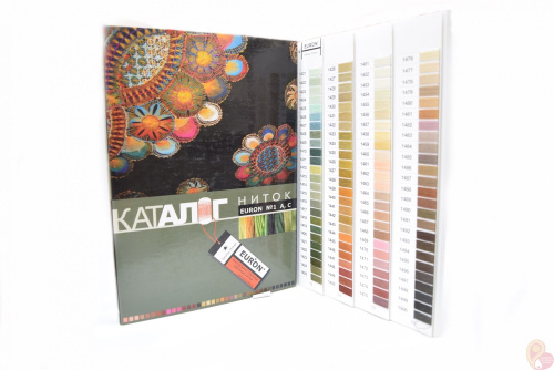  Карта цветов ниток EURON №1 А,С на нитки универс.,армир.  ТриКатушки